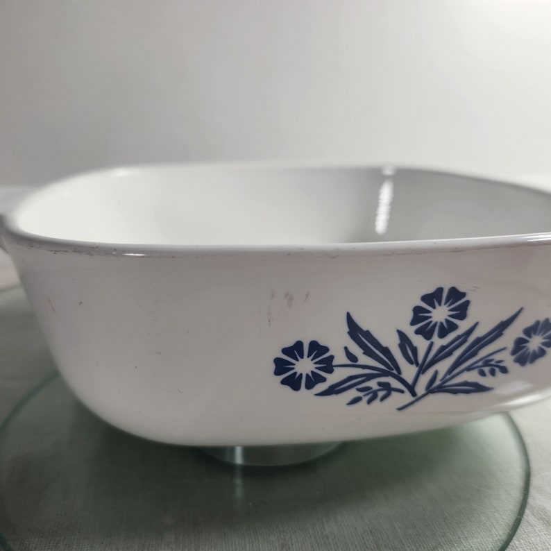 Corning Ware Casserole Without Lid P1B Vintage Blue Cornflower Etsy