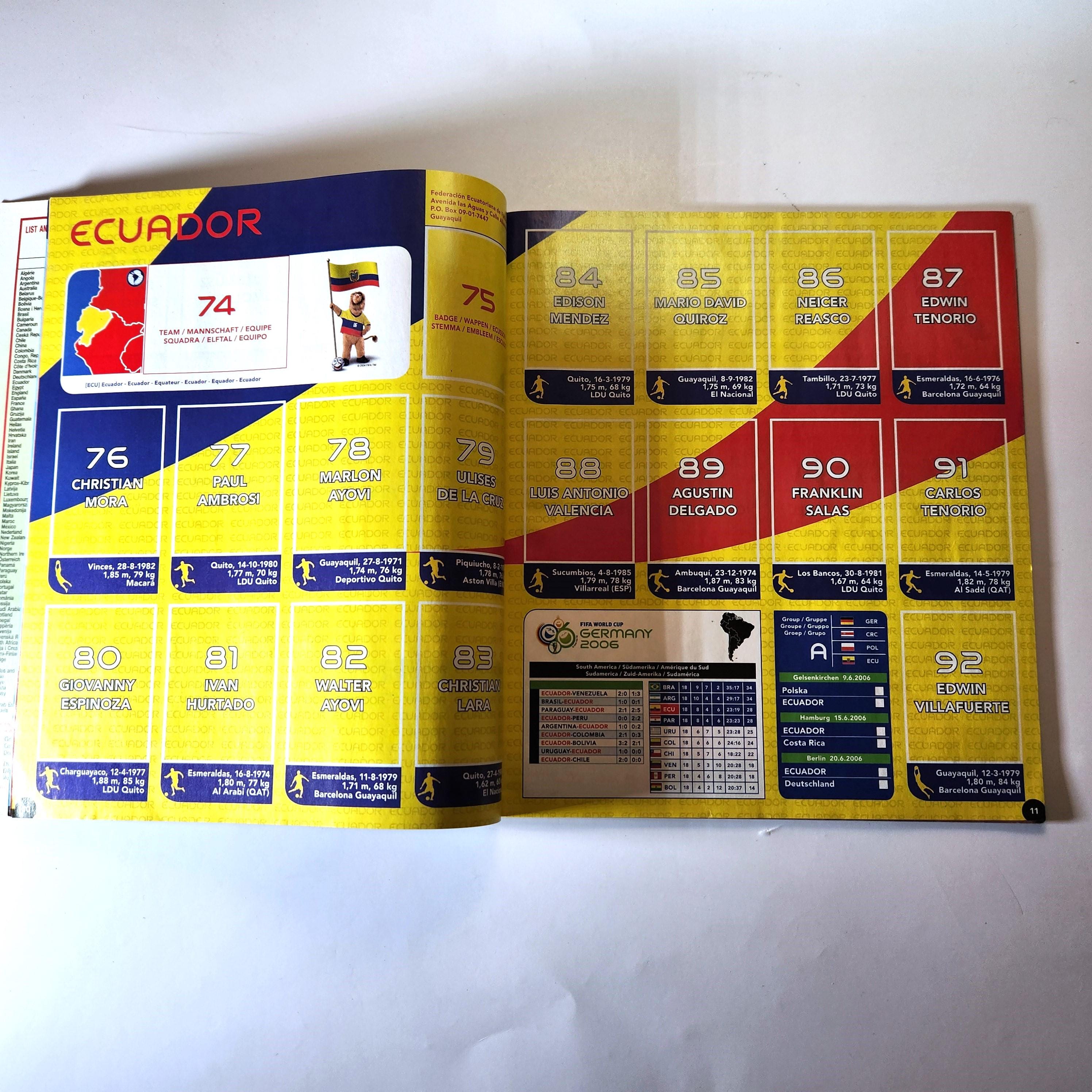 2006年 パニーニ FIFAワールドカップ ドイツ 64ページ コレクターズ