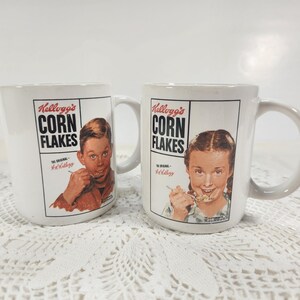 Lot De 2 Mugs Kellogg's Smacks & Froot Loops - Céramique 300 Ml - Neuf