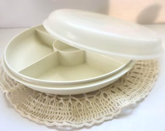 Tupperware vintage plat de service style bol 2L5 état correct