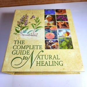 Vintage Complete Guide Natural Healing 1998 3 Ring Binder Herbs Home Remedies Set