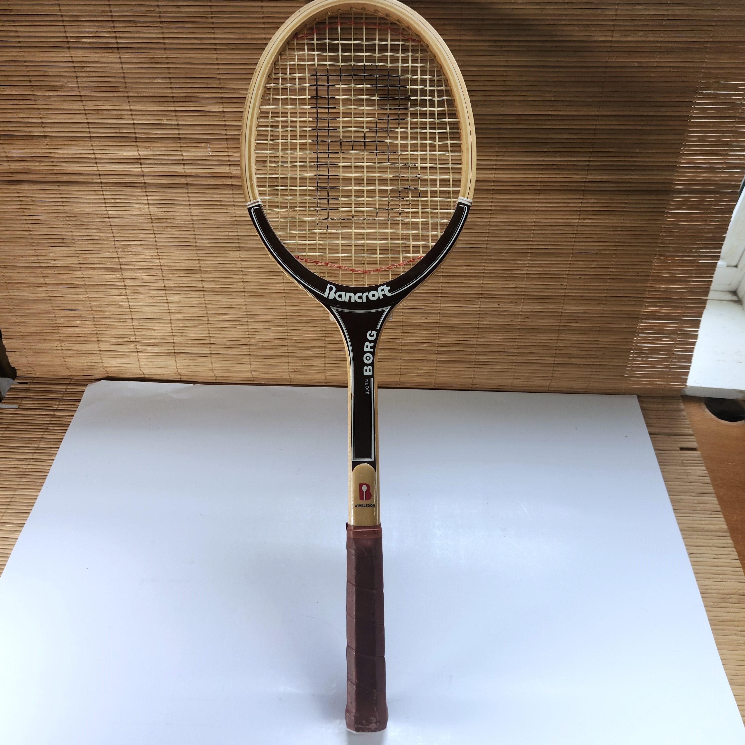 Raquette De Tennis Bancroft Bjorn Borg - Pour Pièces Détachées Ou Décoration - Ne Fonctionne Pas