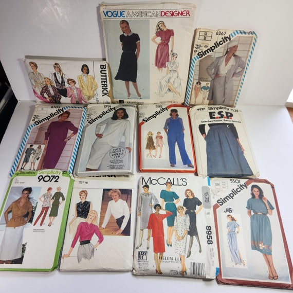 Patron de robe des années 1960 / Butterick 9332 / 1960 s