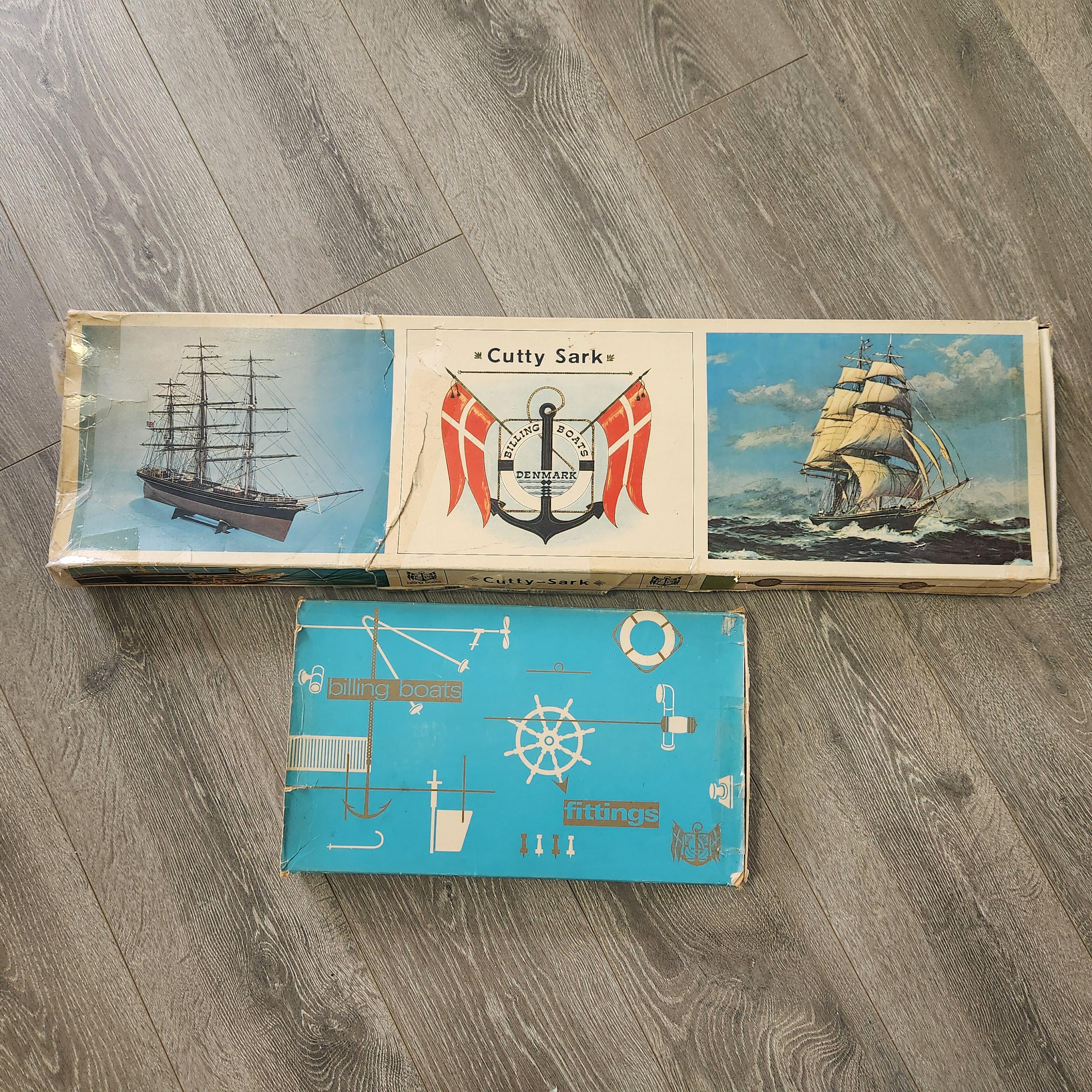 Billing Boats Cutty Sark Model Kit Denmark Wooden Ship 1/75