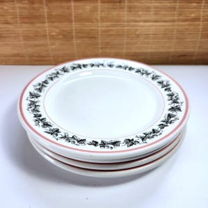 Grindley Duraline Hotelware Super Vitrified Plates Set of 4 Vintage England