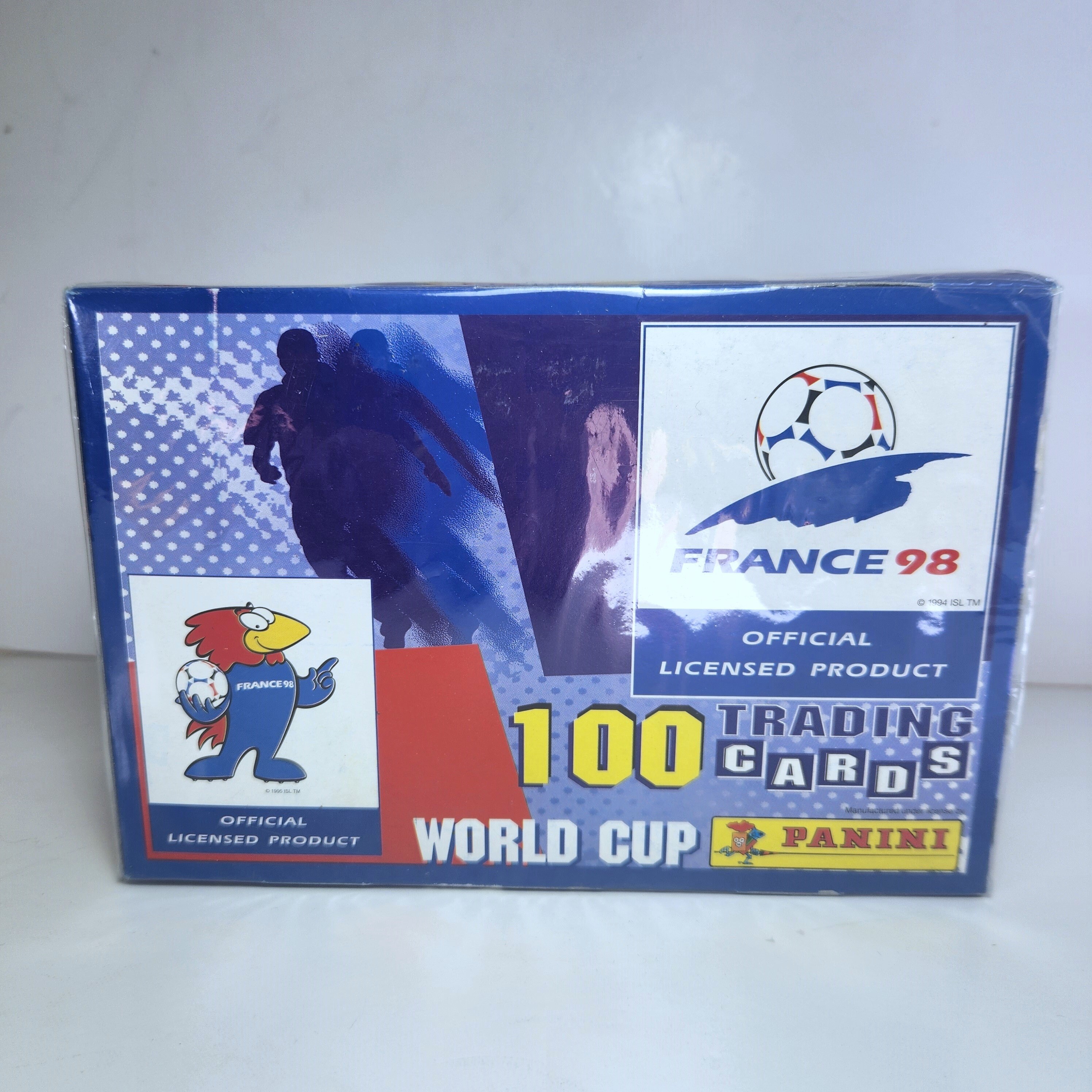 World Cup Soccer 1998 Panini FIFA Cards Sealed Unopened Box 