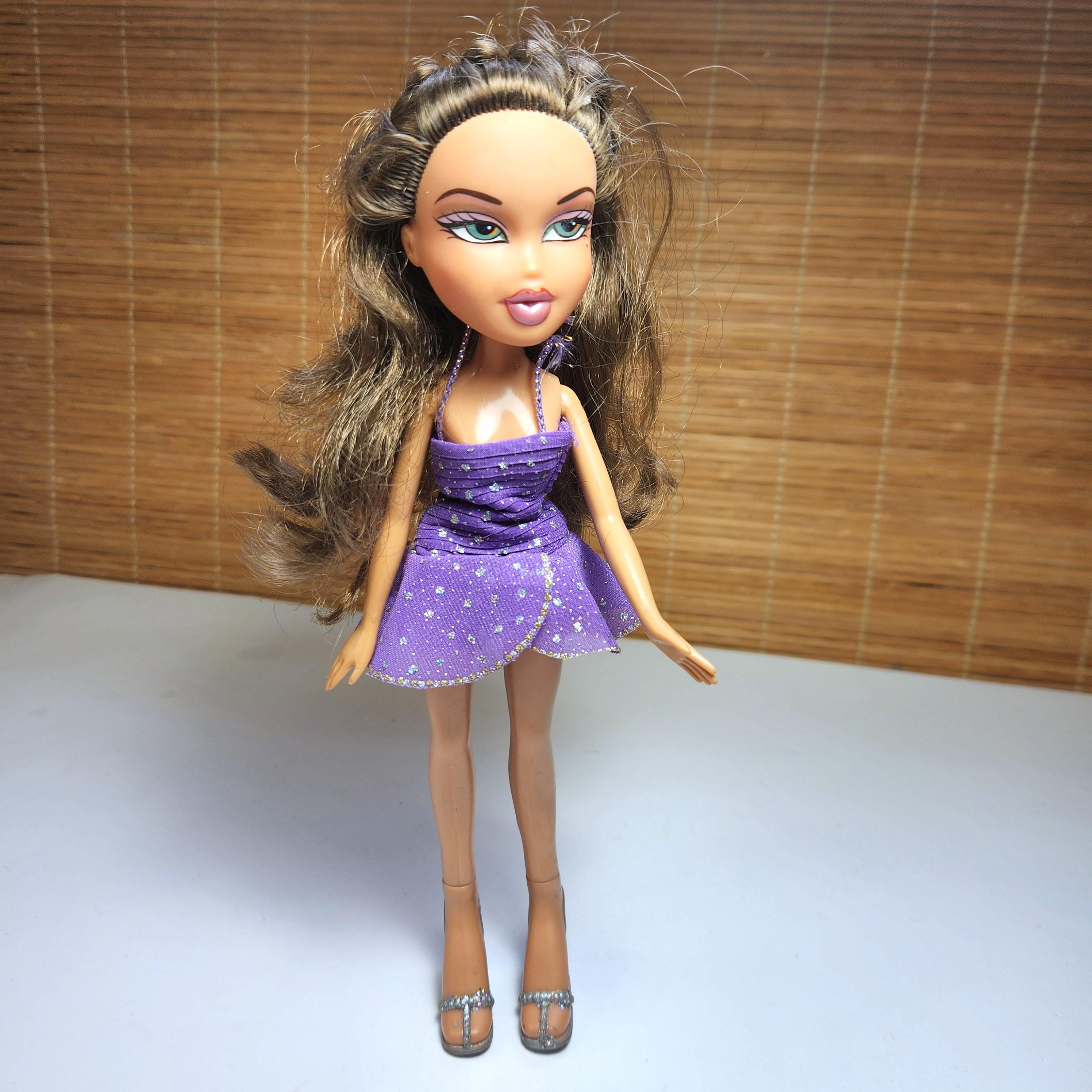 bratz purple dress Bratz Doll Purple Dress Bratz Scorchin' Yasmin Fashion Doll Purple Racing  Outfit