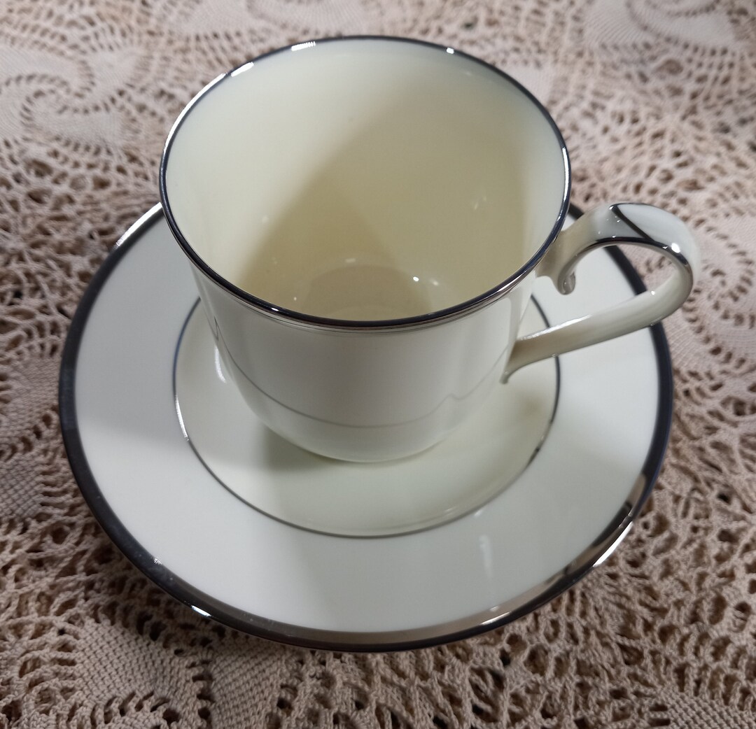 Noritake Paris Teacup & Saucer Set Bone China New Unused 6