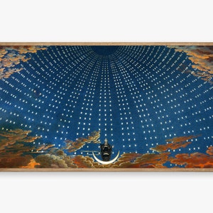 Samsung Frame TV Art | Antique Magic Flute Queen of the Night Painting | Vintage Hall of Stars Decor | Digital TV89