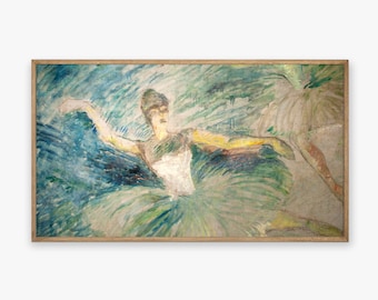 Samsung Frame TV Art | Ballerina Dancer Painting | Vintage Ballet Digital TV Art 31
