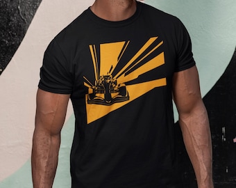 Men's McLaren F1 Racing T-Shirt – Black Tri-Blend Motorsports Tee