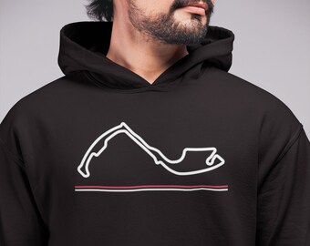 Black modern unisex Monaco grand prix; Mercedes, Ferrari F1 Formula 1 motorsports racing hoodie - Free shipping