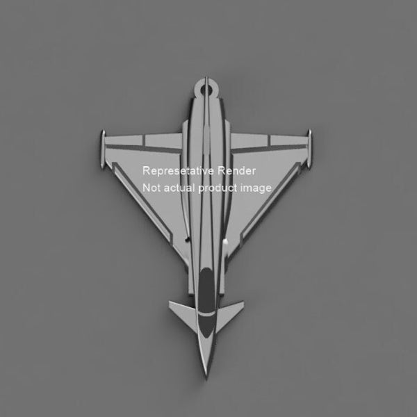 Eurofighter Typhoon 3D Printable Keychain / Bookmark file