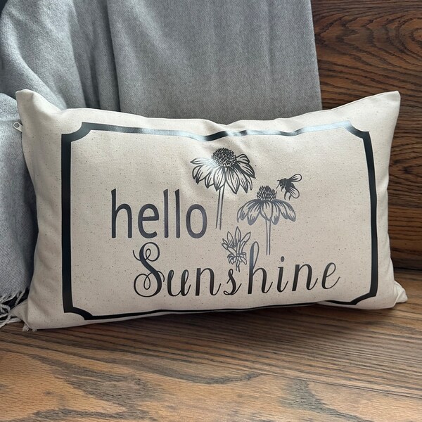 Sunshine Pillow Etsy