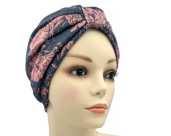 Cute Chemo Alopecia Hairloss Cap, Silk Lining Bald Head Hat, Cap Cancer Hat, Soft Slip-on Cap, Pre Tied Chemo Head Scarf, Hair loss Cover