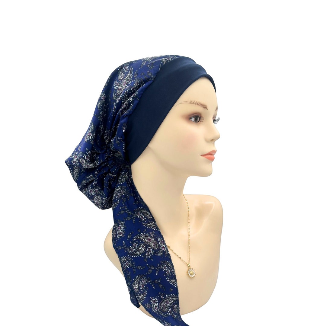 Pretty Pretied Head Wrap, Head Scarf for Cancer Patient, Chemo Headwear