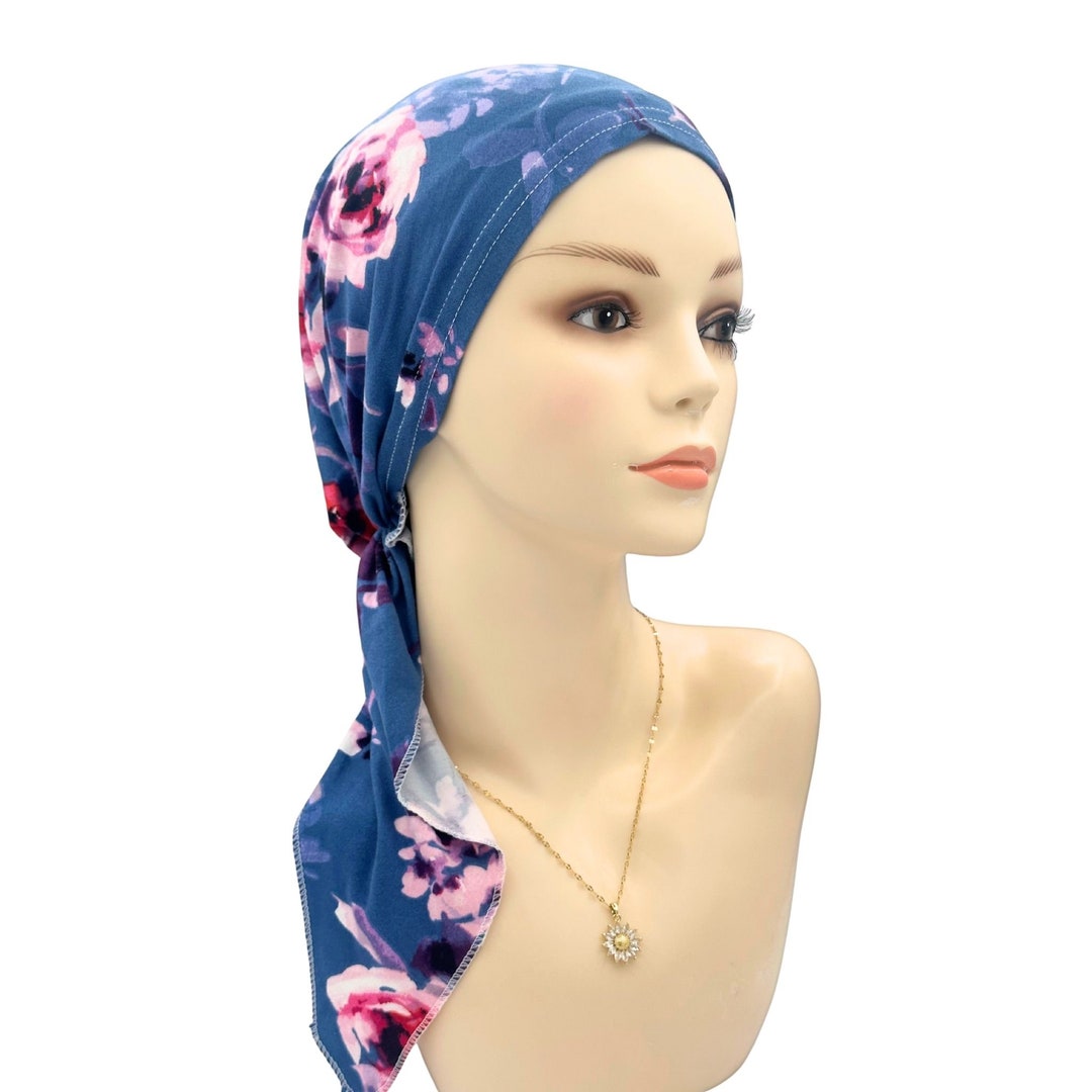 Chemo Head Scarfpre Tied Women's Cancer Scarf, Cancer Head Covering