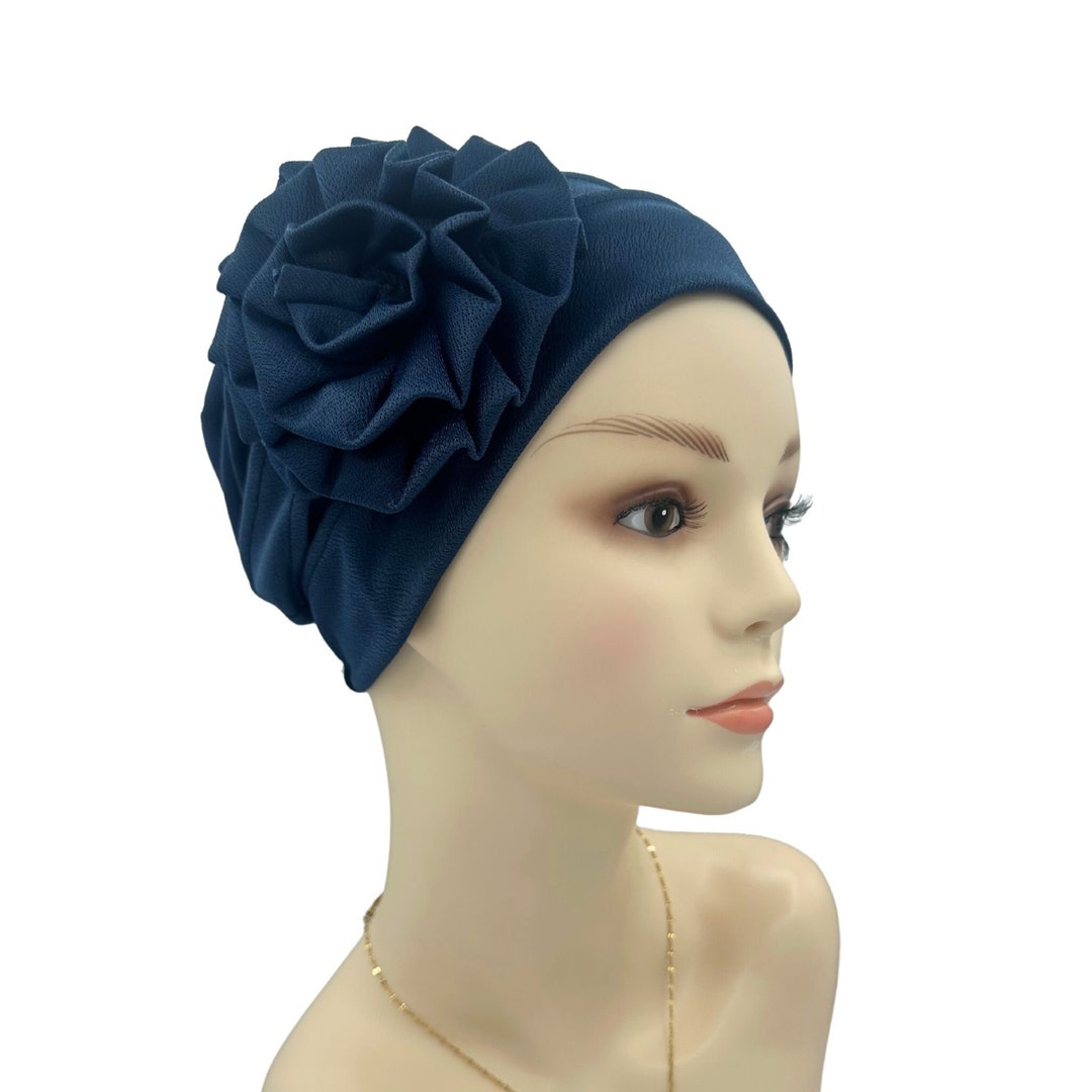 Dressy Chemo Headwear, Cancer Head Cover, Chemo Cap, Alopecia Hair Loss