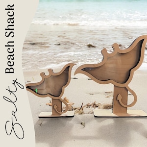 Stingray shadow box for your stingray barb fossils, seashells, agates, sea glass, shark teeth, beach treasure and more.