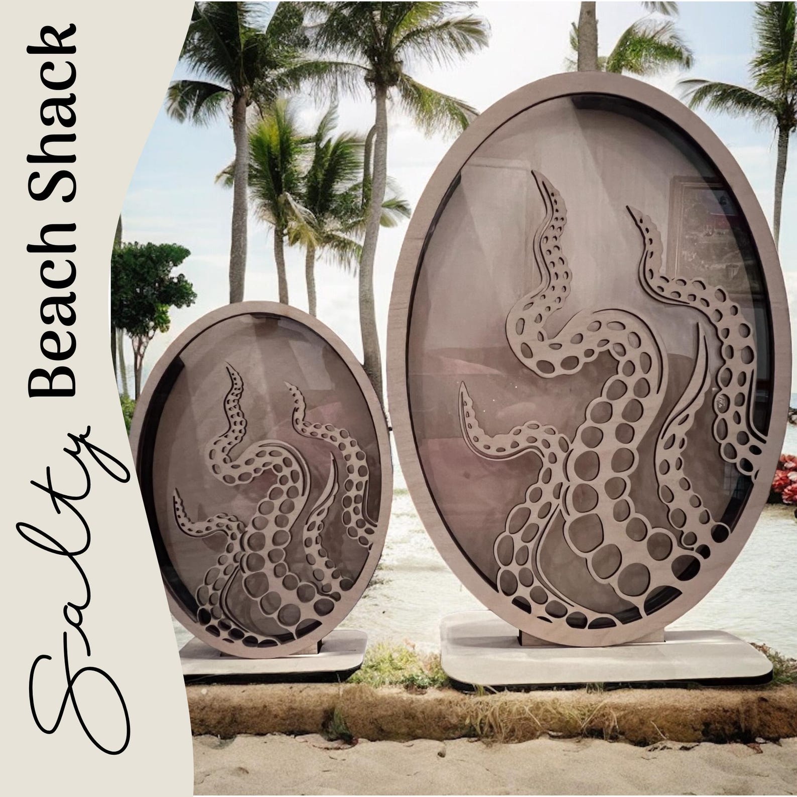 Octopus Tentacles Shadow Box for Your Seashells, Agates, Sea Glass ...