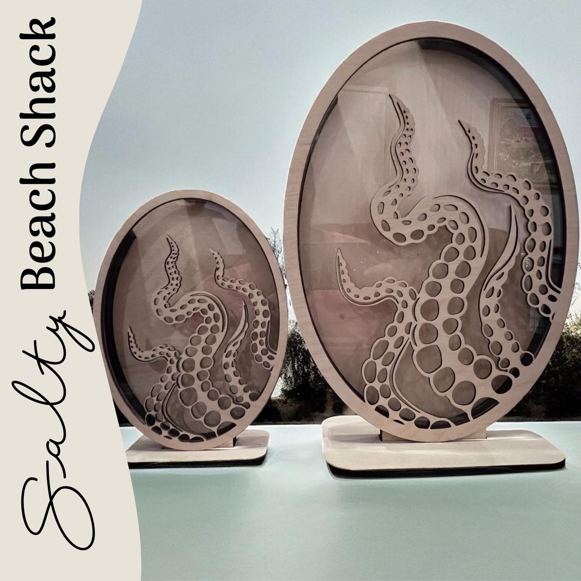 Octopus Tentacles Shadow Box for Your Seashells, Agates, Sea Glass ...