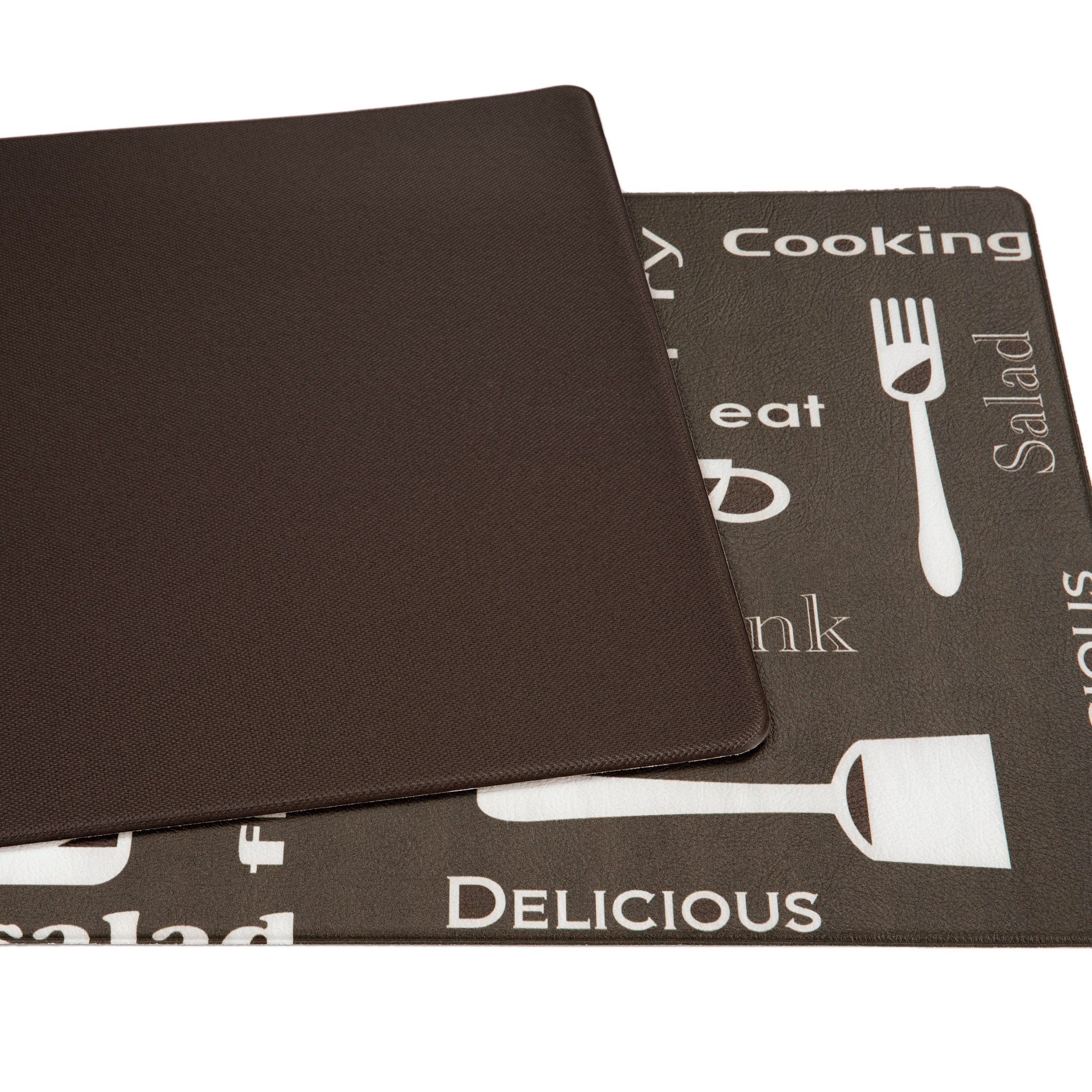 Anti Fatigue Kitchen Standing Mat Brown Machine Washable Nonslip Kitchen Rug Entryway Mat