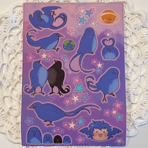 FFXIV Starbird Sticker Sheet