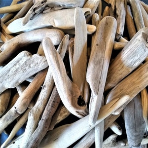 YOU CHOOSE SIZE! 1&quot;-8&quot; Size-Range Driftwood Pieces,Natural Driftwood For Sale!Northern California driftwood,bulk driftwood for sale,natural