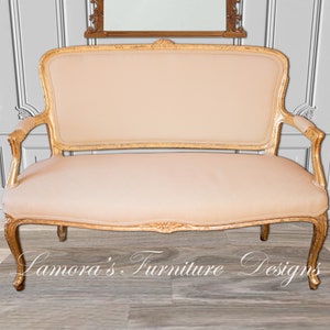 Antique French  Settee/sofa/bench(SOLD) Contact shop for custom