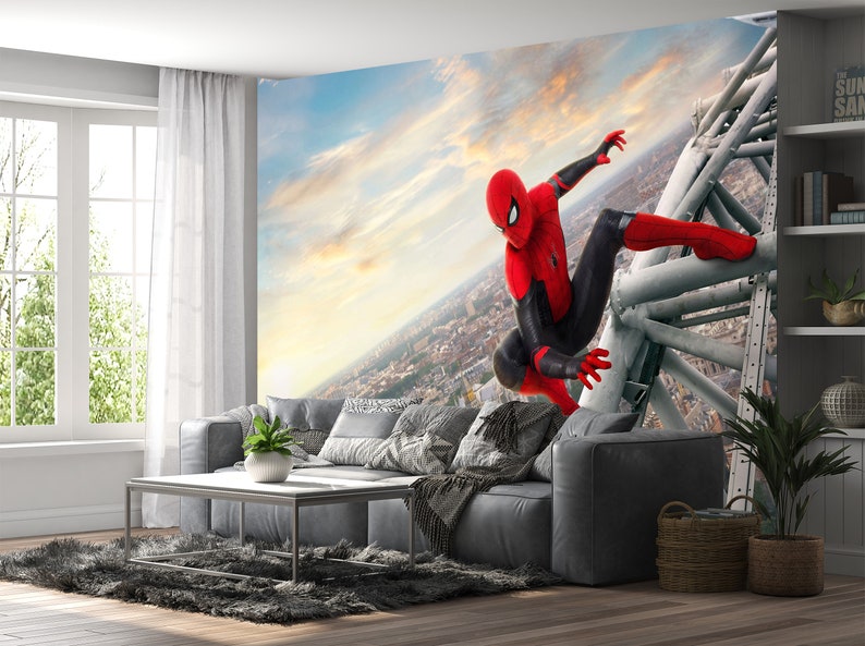 Spiderman, London Wall Mural Peel & Stick Wallpaper Self Adhesive