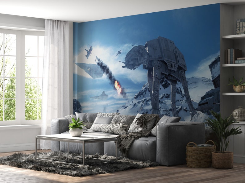 star wars mural wallpaper