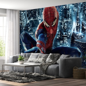 Spiderman, the Amazing Spiderman Wall Mural Peel & Stick Wallpaper Self