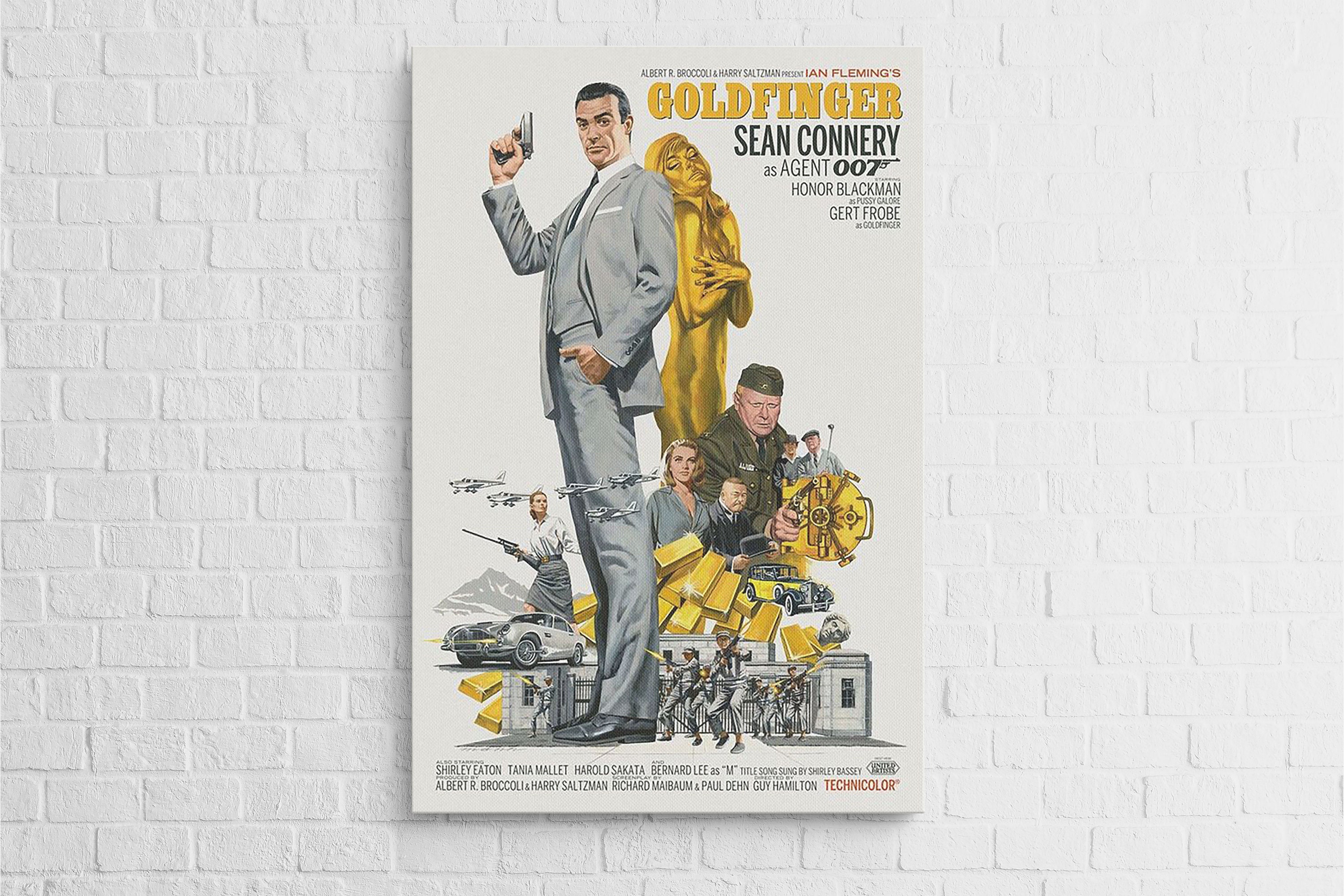 James Bond 007, Goldfinger, Movie Poster