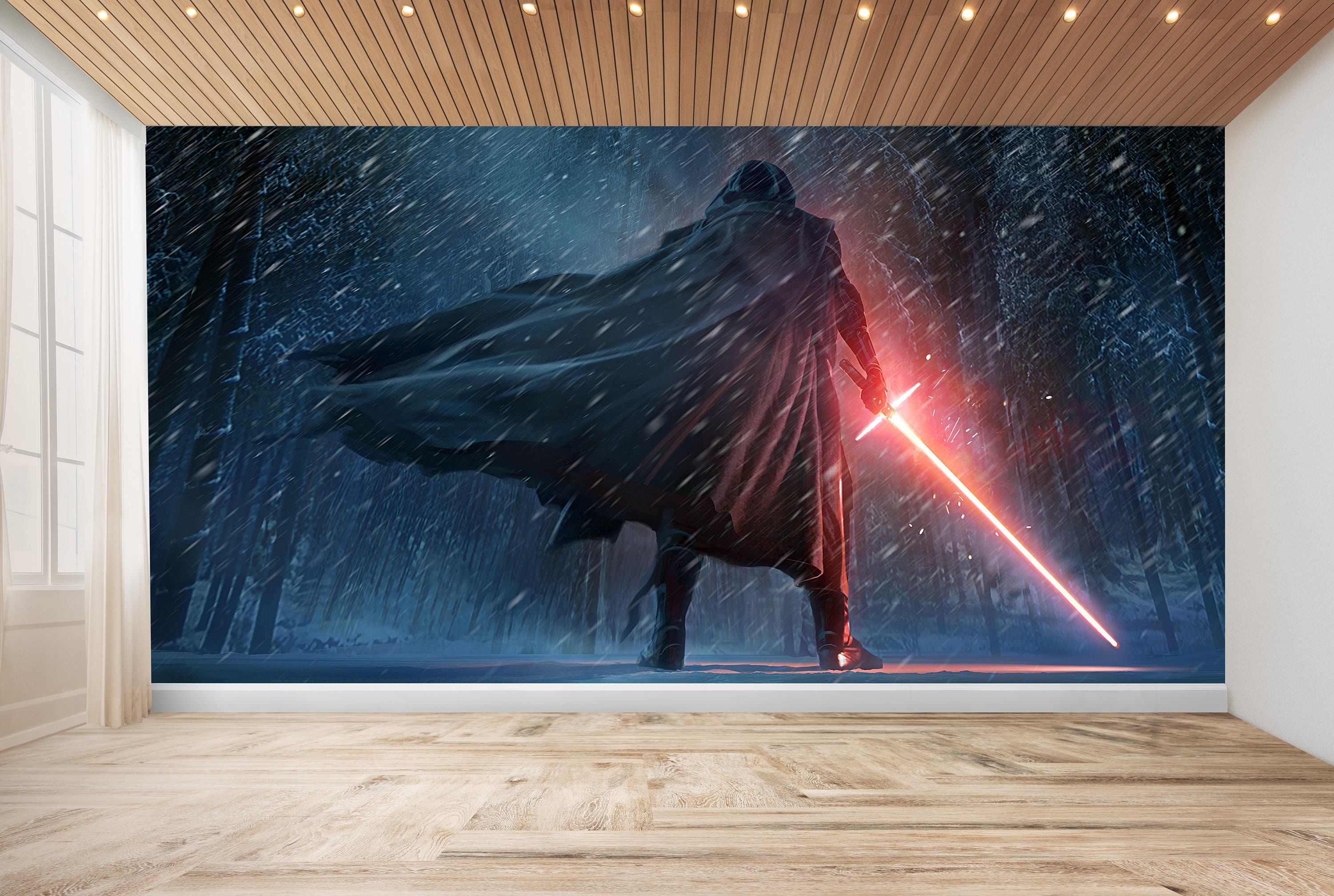 Star Wars, Kylo Ren Wall Mural | Sci-fi | Peel & Stick Wallpaper