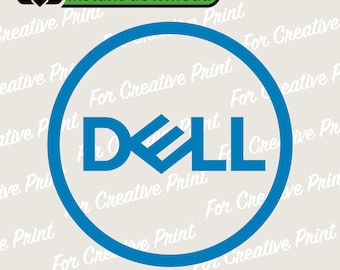 Dell geschnitten Dateien, Clip Art Vektor digitale Dxf Eps, Computer