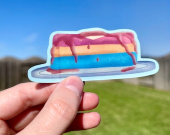 Pansexual Pride Sticker/Magnet: PAN-Cakes  Decal