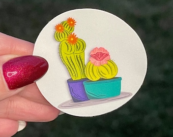 Cactass - Cactus Butts Sticker/Magnet  | Matte Laminated Waterproof Sticker or Magnet