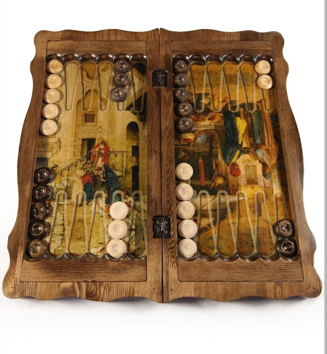 Custom Backgammon Backgammon Handmade Backgammon Handmade Etsy