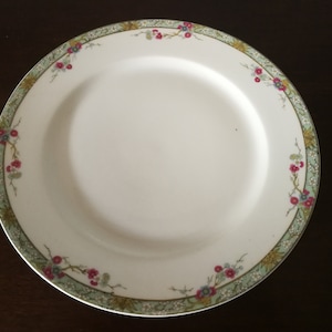 Vintage Limogue fine china plate from France -  8 3/4&quot;