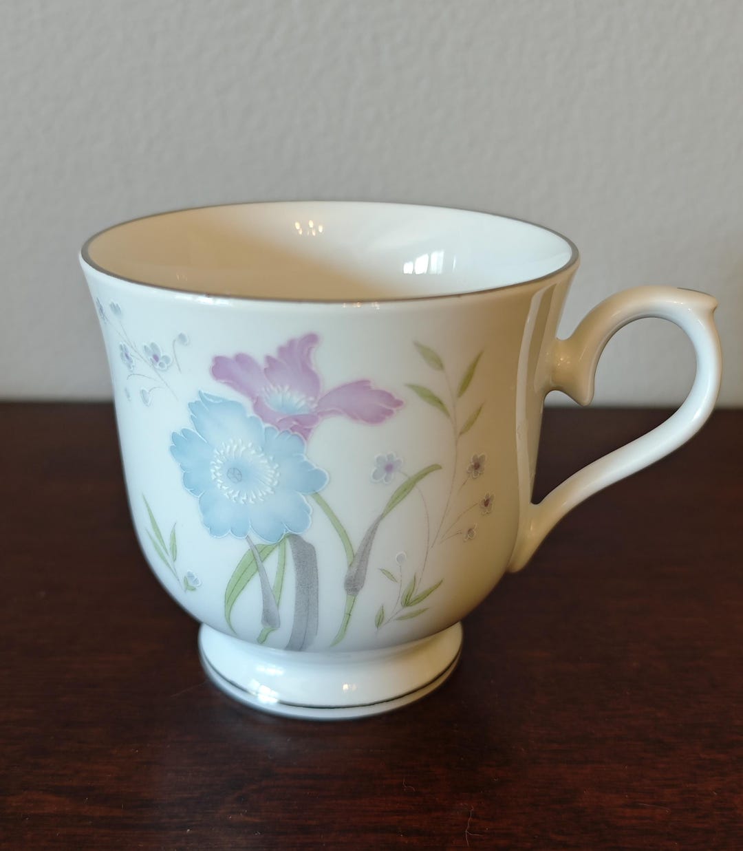 Vintage Liling Porcelain Fine China Tea Cups W. Flora Deco Made in ...