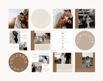 Wedding Photography Pricing Template | Customizable Canva Template | Photographers Pricing Guide | Wedding Pricing Guide