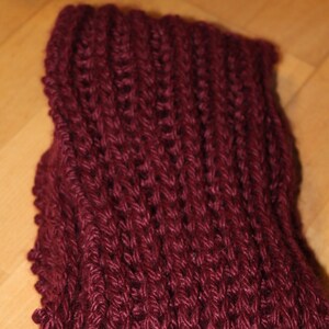 Warm Alpaca Wool Scarf| Red Winter Scarf| Unisex Scarf| Women&#39;s Scarf| Men&#39;s Scarf| Soft Scarf