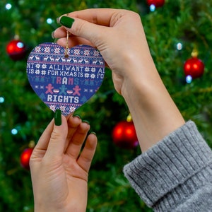 Trans Rights Ornament Christmas Transgender Transition Gift  MTF FTM LGBT Protect Trans Kids Ally - Queer Owned Shop