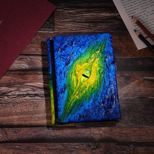 3D Dragon Eyes Embossed Journal,Harz Gravur Notizbuch,Retro Tagebuch,Leeres Papier,Personalisiertes Geschenk zum Schreiben,Skizzenbuch,Sammlung,