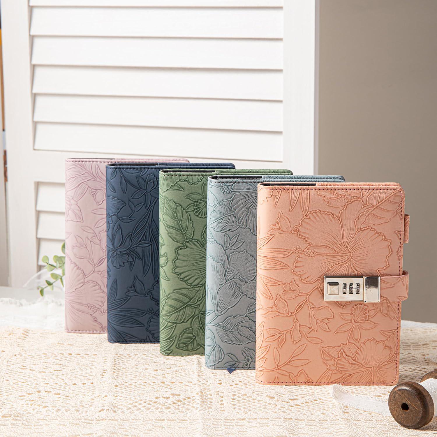 Diary With Lock for Women, 3D Embossed Journal With Lock,password ...