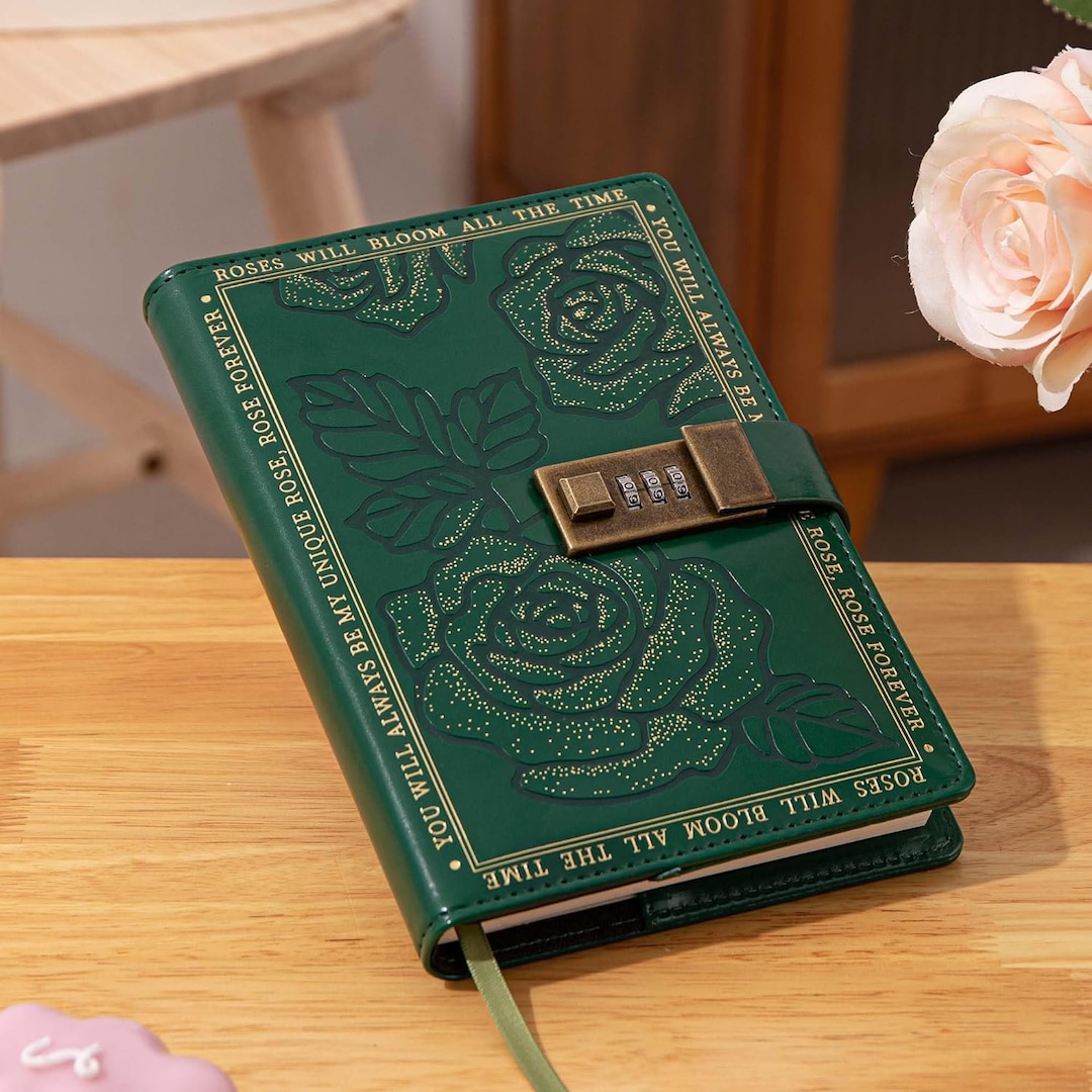 Journal With Lock for Women-waterproof Leather Lockable Journal-b6 ...