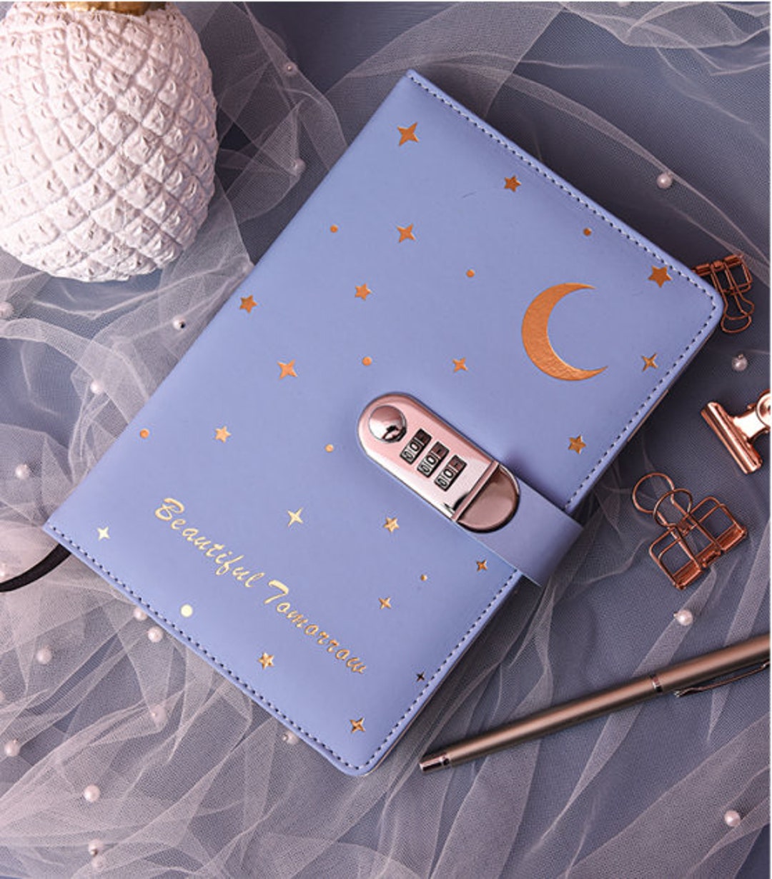 Diario secreto personalizado para niñas, cuaderno con cerradura de