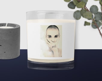 Sinead O'Connor/90's/Classic/Clouds/In Memory Candle/Mental Health Awareness/Goddess/Glass Candle