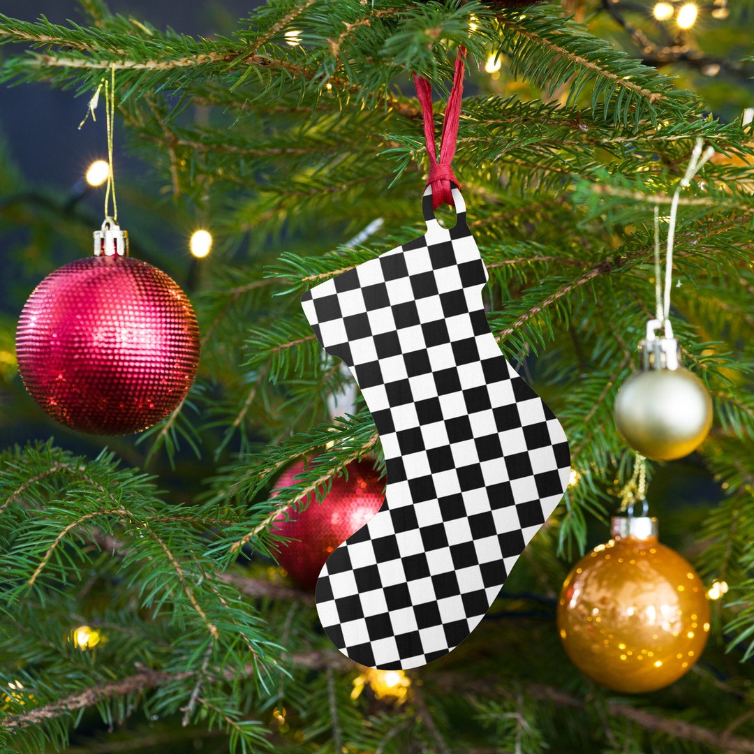 Checkered/black&white/checkerboard/assorted Shape/wooden Etsy
