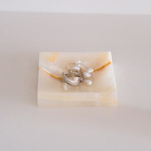 Marble Dish | Marble Jewelry Dish | Ring Dish | Marble Soap Dish | Marble Candle Holder | Multipurpose Handmade Marble Dish | Perfect Gift